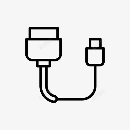 电缆设备电子图标svg_新图网 https://ixintu.com usb 技术 机器 电子 电缆 设备