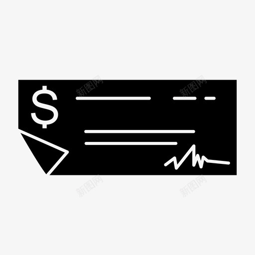 发票帐单财务图标svg_新图网 https://ixintu.com 发票 帐单 财务 钱