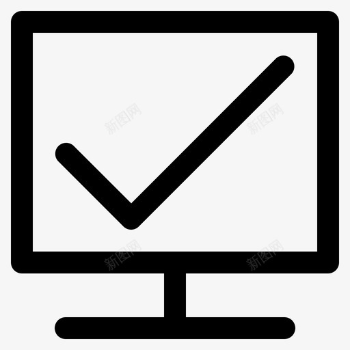 电脑检查清洁精细图标svg_新图网 https://ixintu.com 安全 清洁 用户界面 电脑检查 精细