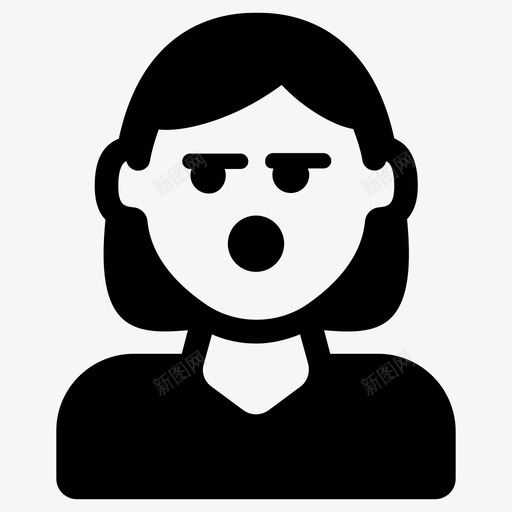 无聊情绪化愤怒图标svg_新图网 https://ixintu.com 情绪化 情绪化的人 愤怒 无聊 沮丧