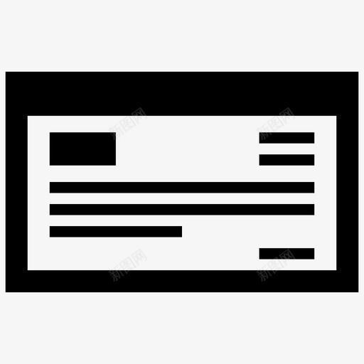 银行支票银行汇票支票图标svg_新图网 https://ixintu.com 付款 响应用户界面UI矢量图标 工资单 支票 银行支票 银行汇票
