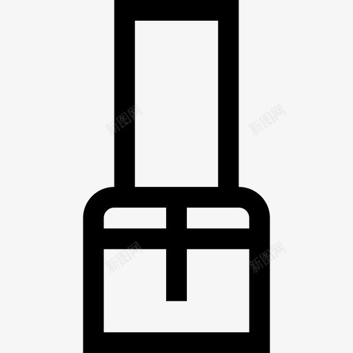 指甲油美发和美学10线性图标svg_新图网 https://ixintu.com 指甲油 线性 美发和美学10