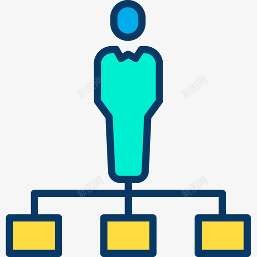 人商业和管理7线性颜色图标svg_新图网 https://ixintu.com 人 商业和管理7 线性颜色