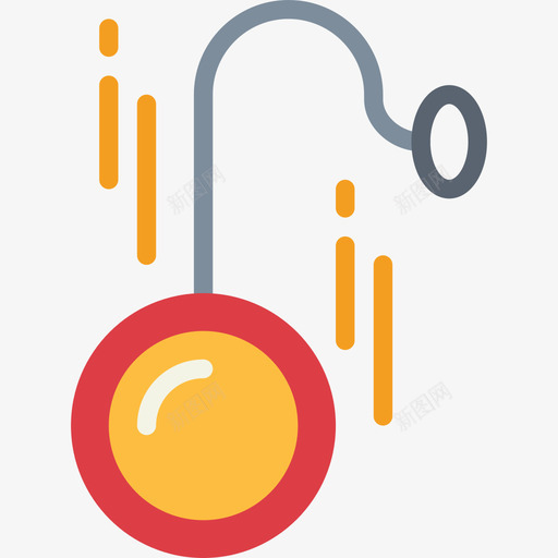 Yoyo玩具23扁平图标svg_新图网 https://ixintu.com Yoyo 扁平 玩具23
