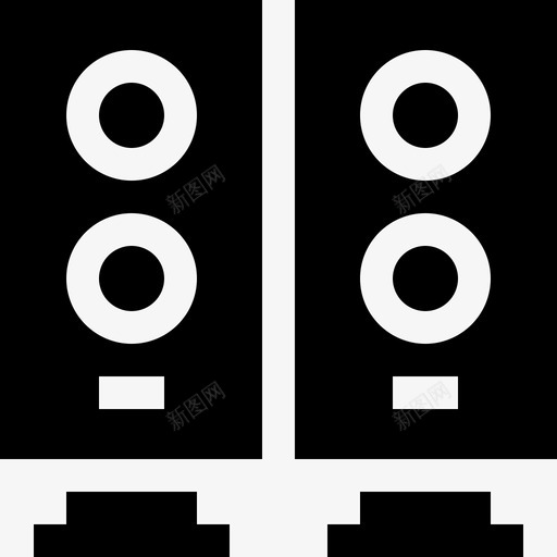 低音扬声器电视3填充图标svg_新图网 https://ixintu.com 低音扬声器 填充 电视3