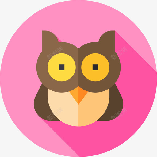 猫头鹰动物园7公寓图标svg_新图网 https://ixintu.com 公寓 动物园7 猫头鹰
