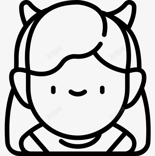 魔鬼万圣节服装化身3直系图标svg_新图网 https://ixintu.com 万圣节服装化身3 直系 魔鬼