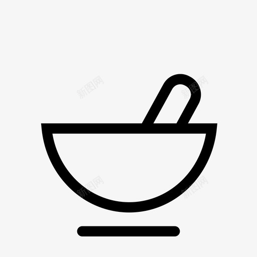 医疗碗医生图标svg_新图网 https://ixintu.com 健康 医生 医疗 医疗图标线 医院 碗