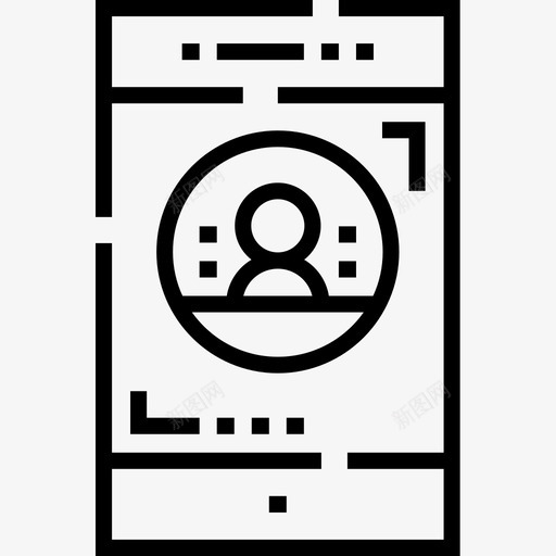 触点触点8线性图标svg_新图网 https://ixintu.com 线性 触点 触点8
