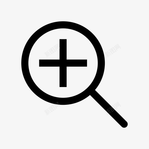 放大展开查找图标svg_新图网 https://ixintu.com 展开 搜索 放大 放大镜 查找 用户界面轮廓