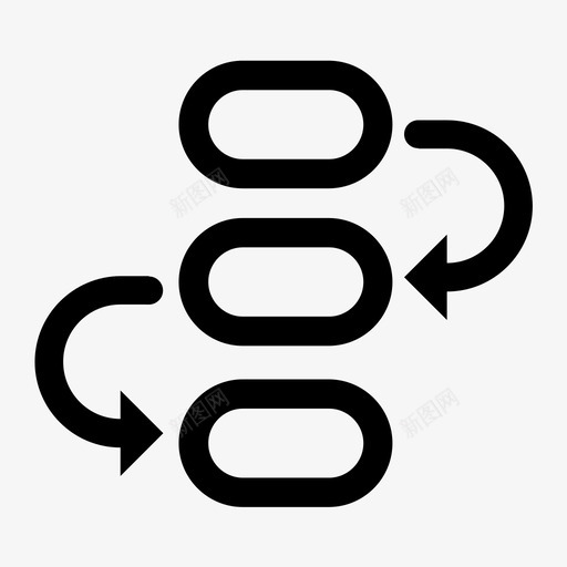 自动化流程svg_新图网 https://ixintu.com 自动化流程