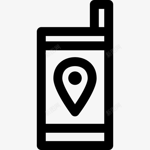 Gps野营69线性图标svg_新图网 https://ixintu.com Gps 线性 野营69