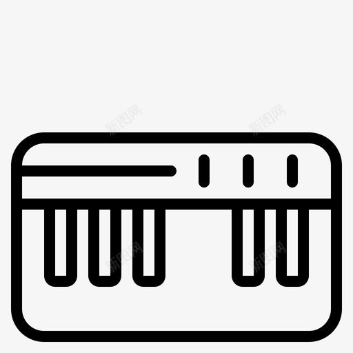 音乐乐器钢琴图标svg_新图网 https://ixintu.com 乐器 合成器 必要的电子商务商店 钢琴 音乐