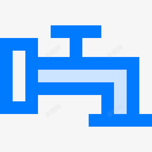 水龙头浴室15蓝色图标svg_新图网 https://ixintu.com 水龙头 浴室15 蓝色