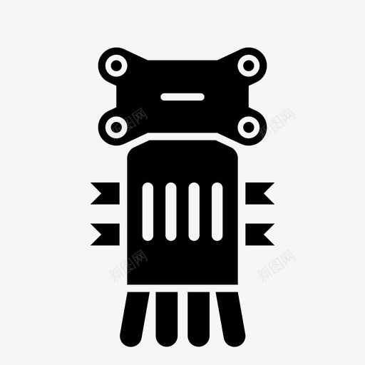 四个机器人外星人无人机图标svg_新图网 https://ixintu.com 傻瓜 四个机器人 外星人 无人机 机器人 科幻