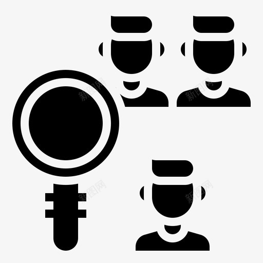 随机抽样分析研究图标svg_新图网 https://ixintu.com 分析 数据分析 研究 统计 随机抽样