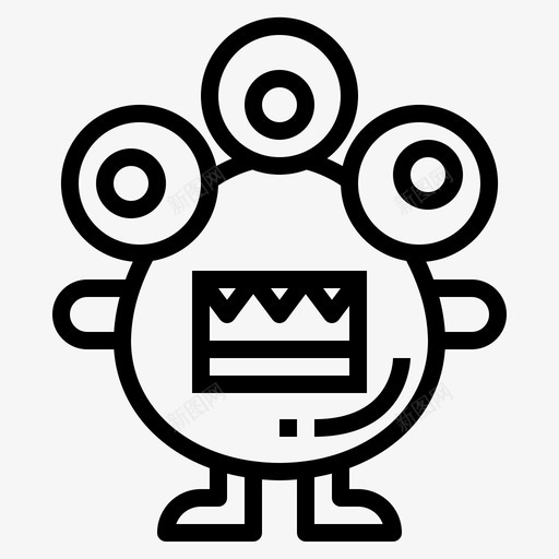 怪兽鬼魂四氟乙烯图标svg_新图网 https://ixintu.com 四氟乙烯 怪兽 飞碟 鬼怪 鬼魂