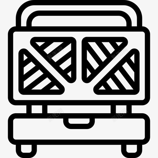 烤面包机家用电器直列式图标svg_新图网 https://ixintu.com 家用电器 烤面包机 直列式