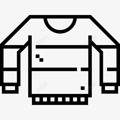 毛衣秋41直纹图标svg_新图网 https://ixintu.com 毛衣 直纹 秋41