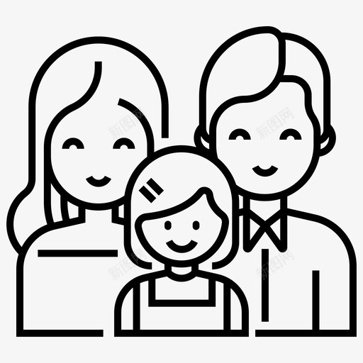 家庭护理亲密关系孩子图标svg_新图网 https://ixintu.com 亲密关系 健康的生活长寿和繁荣 团结 孩子 家庭护理 父母