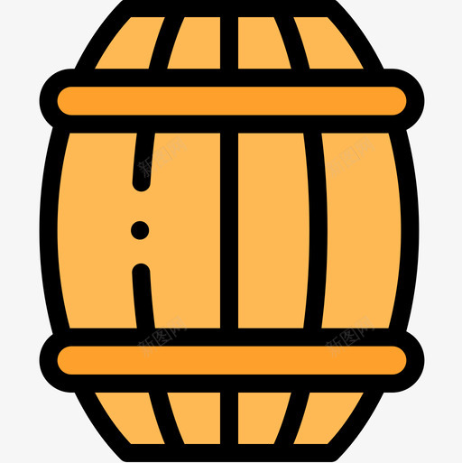 桶葡萄酒3线性颜色图标svg_新图网 https://ixintu.com 桶 线性颜色 葡萄酒3