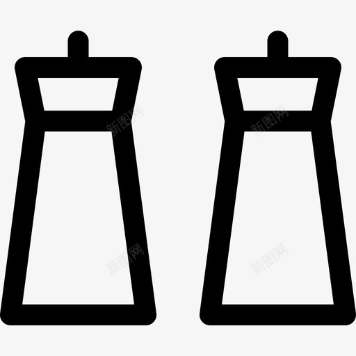 盐家用器皿8直系图标svg_新图网 https://ixintu.com 家用器皿8 盐 直系