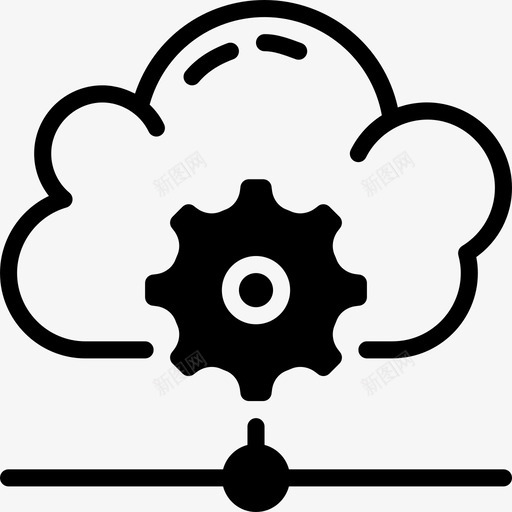 云计算webseo2solid图标svg_新图网 https://ixintu.com solid webseo2 云计算