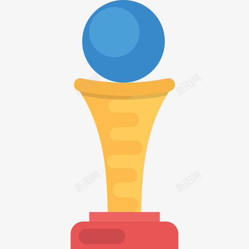 奖杯奖牌和奖励平的图标svg_新图网 https://ixintu.com 奖杯 奖牌和奖励 平的