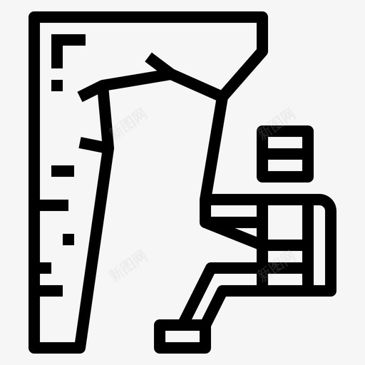 滑翔峡谷极限图标svg_新图网 https://ixintu.com 峡谷 极限 滑翔 运动