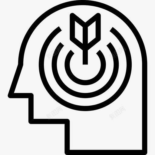 专注知识管理2线性图标svg_新图网 https://ixintu.com 专注 知识管理2 线性