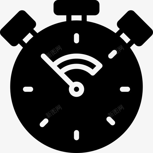秒表传送42实心图标svg_新图网 https://ixintu.com 传送42 实心 秒表