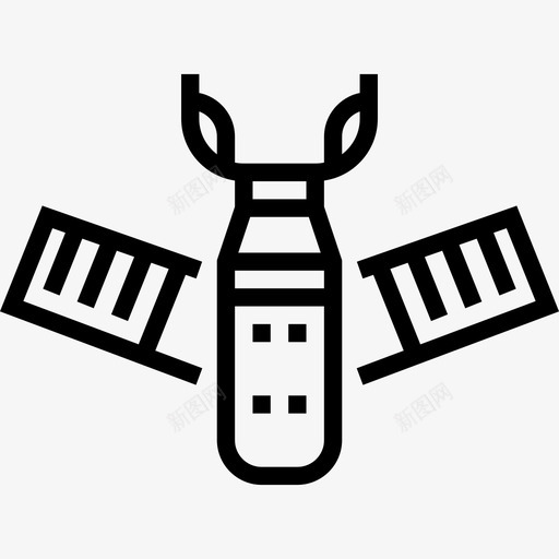 卫星未来技术12线性图标svg_新图网 https://ixintu.com 卫星 未来技术12 线性