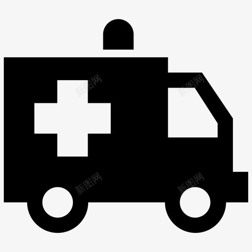 救护车急救车医院服务图标svg_新图网 https://ixintu.com 医疗救护 医院服务 响应用户界面UI矢量图标 急救车 救护车