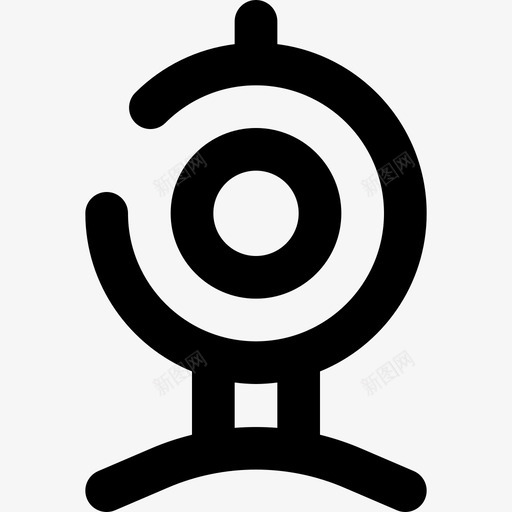 网络摄像机计算机和部件线性图标svg_新图网 https://ixintu.com 线性 网络摄像机 计算机和部件