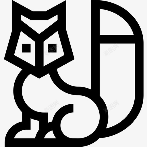 狐狸秋季自然6直系图标svg_新图网 https://ixintu.com 狐狸 直系 秋季自然6