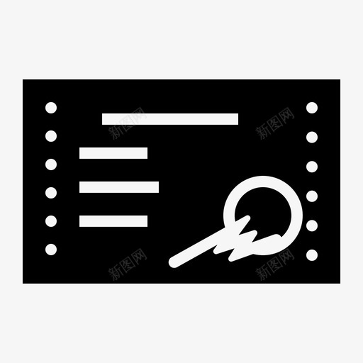 发票形式文件纸张图标svg_新图网 https://ixintu.com 交易 发票形式 形式 文件 港口 纸张