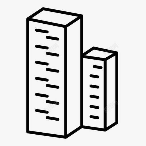 大公司城市雇员图标svg_新图网 https://ixintu.com 城市 大公司 工作 雇员