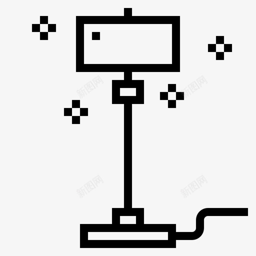 灯家具家具套装图标svg_新图网 https://ixintu.com 家具 家具套装 灯