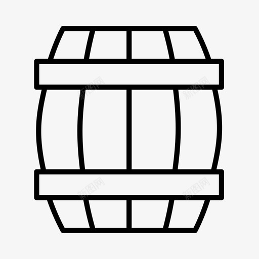 木桶历史博物馆图标svg_新图网 https://ixintu.com 博物馆 历史 木桶 海盗