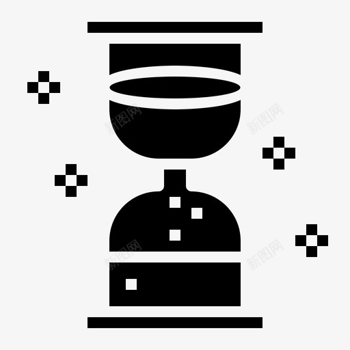 沙漏时钟时间图标svg_新图网 https://ixintu.com 业务稳定 时钟 时间 沙漏 等待