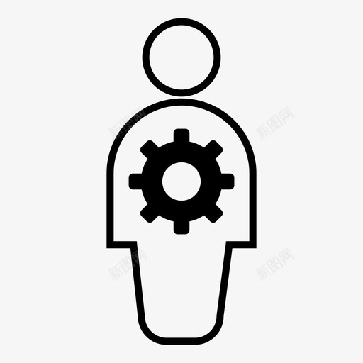 设置业务商人图标svg_新图网 https://ixintu.com 业务 业务演示 信息图表 商人 帮助 演示 设置