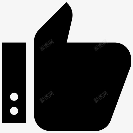 竖起大拇指手势像图标svg_新图网 https://ixintu.com 做得好 像 反应迅速的用户界面UI矢量图标 好 手势 社会化 竖起大拇指