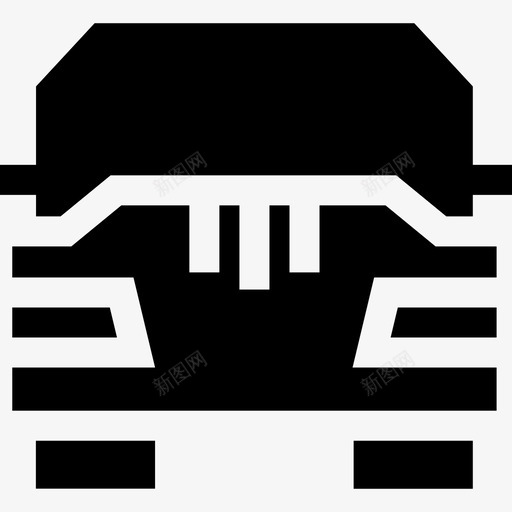 吉普车运输78满载图标svg_新图网 https://ixintu.com 吉普车 满载 运输78