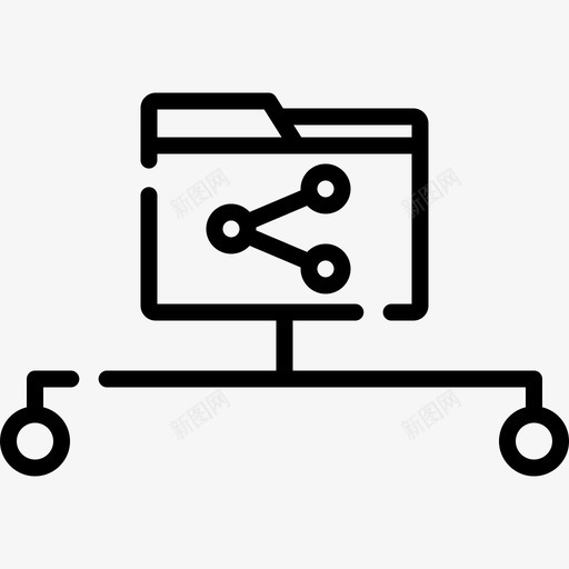 数据共享数据库服务器8线性图标svg_新图网 https://ixintu.com 数据共享 数据库服务器8 线性