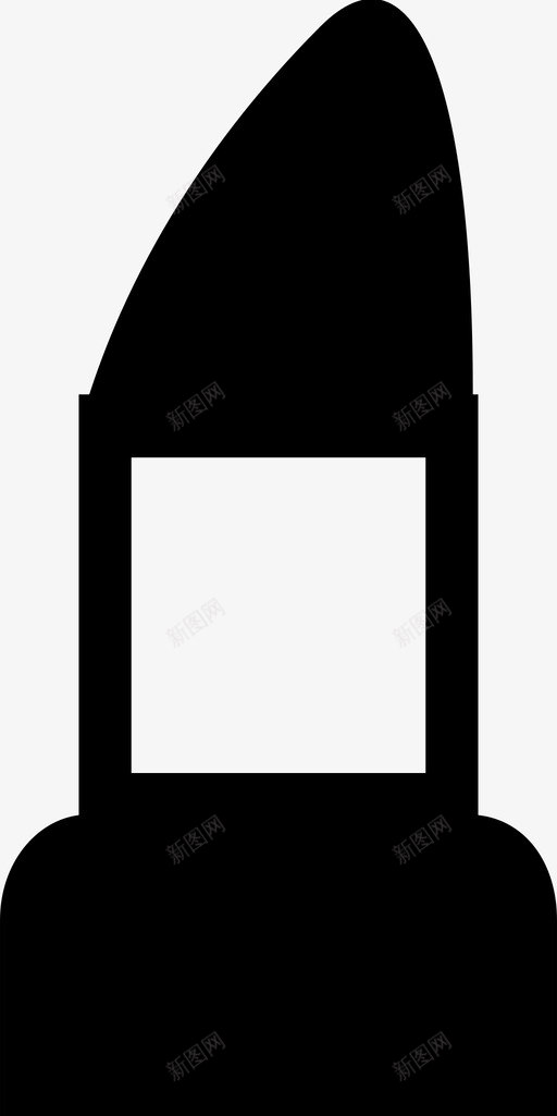 口红美丽化妆品图标svg_新图网 https://ixintu.com 化妆品 口红 沙龙 美丽