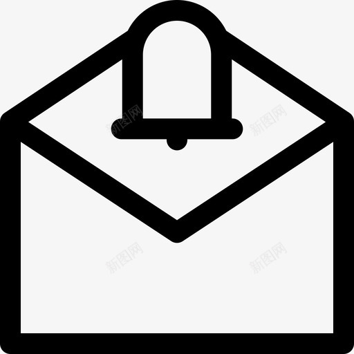 通知电子邮件16直线图标svg_新图网 https://ixintu.com 电子邮件16 直线 通知