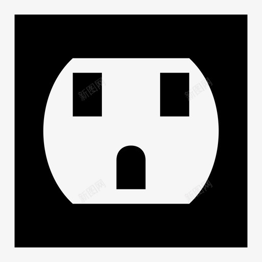 插座连接器插头插座图标svg_新图网 https://ixintu.com 响应用户界面UI矢量图标 插头插座 插座 电源插座 连接器