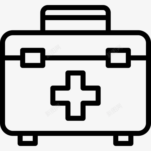 急救箱43号医院线性图标svg_新图网 https://ixintu.com 43号医院 急救箱 线性