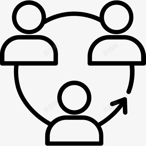 团队合作商务和财务29浅色图标svg_新图网 https://ixintu.com 商务和财务29 团队合作 浅色
