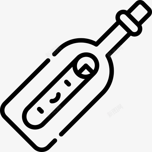 瓶中留言海盗30直系图标svg_新图网 https://ixintu.com 海盗30 瓶中留言 直系